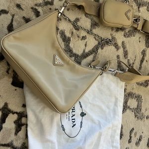 Prada re-nylon pouchette crossbody